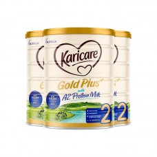 【新西兰直邮包邮】Karicare 可瑞康 金装婴儿A2蛋白配方奶粉 2段 900克x3罐（6-12个月）【收件人身份证必须上传】【新疆、西藏、内蒙古、青海、宁夏、海南、甘肃，需加收运费】